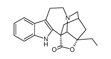ent-4-hydroxy-ibogamine-18-carboxylic acid lactone Structure