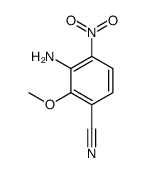 3-Amino-2-methoxy-4-nitrobenzonitrile Structure
