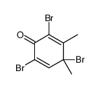 2,4,6-tribromo-3,4-dimethylcyclohexa-2,5-dien-1-one Structure
