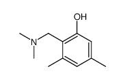 2-Dimethylaminomethyl-3,5-dimethyl-phenol结构式