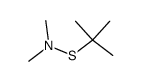 N,N-Dimethyl-2,2-dimethylethanesulfenamide Structure