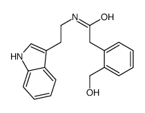 2-[2-(hydroxymethyl)phenyl]-N-[2-(1H-indol-3-yl)ethyl]acetamide Structure