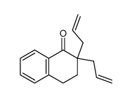 2,2-diallyl-3,4-dihydronaphthalen-1(2H)-one结构式