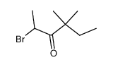 2-bromo-4,4-dimethyl-hexan-3-one Structure