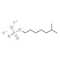 Isooctanol, phosphate, potassium salt Structure