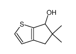 5,5-dimethyl-5,6-dihydro-4H-cyclopenta[b]thiophen-6-ol Structure