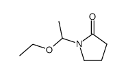 1-(1-ethoxy-ethyl)-pyrrolidin-2-one结构式