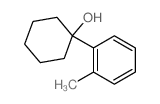 1-(2-methylphenyl)cyclohexan-1-ol结构式