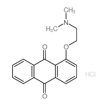 1-(2-dimethylaminoethoxy)anthracene-9,10-dione Structure