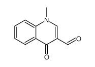 1-Methyl-4-oxo-1,4-dihydroquinoline-3-carbaldehyde结构式