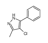 4-chloro-3-methyl-5-phenyl-1(2)H-pyrazole结构式