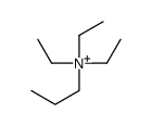 triethyl(propyl)azanium结构式