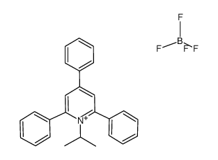 1-isopropyl-2,4,6-triphenylpyridinium tetrafluoroborate Structure