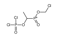 chloromethoxy-(1-dichlorophosphoryloxyethyl)-oxophosphanium Structure