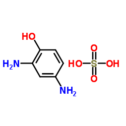 2,4-二氨基苯酚硫酸盐结构式