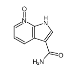 1H-pyrrolo[2,3-b]pyridine-3-carboxamide 7-oxide Structure