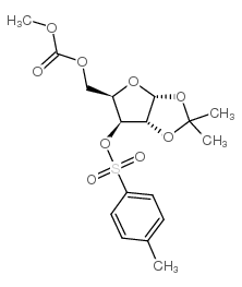 5-o-羰基甲氧基-1,2-o-亚异丙基-3-o-对甲苯磺酰基-Alpha-D-呋喃木糖图片