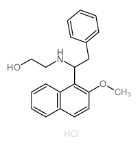 Ethanol,2-[[1-(2-methoxy-1-naphthalenyl)-2-phenylethyl]amino]-, hydrochloride (1:1) picture