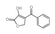 2(5H)-Furanone,4-benzoyl-3-hydroxy- Structure