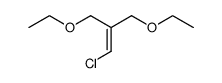 3-ethoxy-2-ethoxymethyl-1-chloro-propene结构式