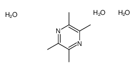 2,3,5,6-tetramethylpyrazine,trihydrate Structure