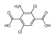 2,5-dichloro-3-aminoterephthalic acid Structure