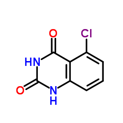 5-氯喹唑啉-2,4(1H,3H)-二酮结构式