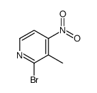 2-溴-3-甲基-4-硝基吡啶结构式