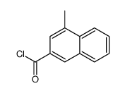 2-Naphthalenecarbonyl chloride, 4-methyl- (9CI)结构式