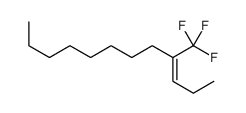 4-(trifluoromethyl)dodec-3-ene结构式