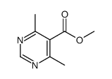 4,6-二甲基嘧啶-5-羧酸甲酯结构式