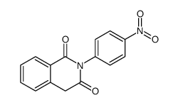 2-(4-nitrophenyl)-4H-isoquinoline-1,3-dione结构式