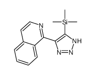 (5-isoquinolin-1-yl-2H-triazol-4-yl)-trimethylsilane结构式