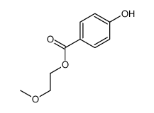 2-methoxyethyl 4-hydroxybenzoate结构式
