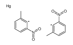 bis(2-methyl-6-nitrophenyl)mercury Structure