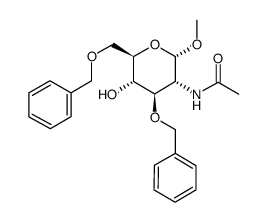 甲基2-乙酰胺基-2-脱氧-3,6-二-O-苄基-α-D-吡喃葡萄糖苷图片
