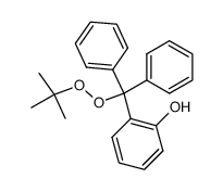 Diphenyl(2-hydroxyphenyl)methyl tert-butyl peroxide结构式