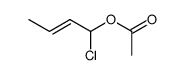 α-chlorocrotyl acetate Structure