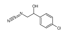 rac-2-azido-1-(4-chlorophenyl)ethanol Structure