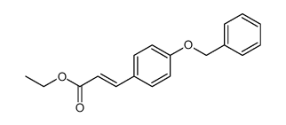 2-Propenoic acid, 3-[4-(phenylmethoxy)phenyl]-, ethyl ester结构式