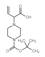 2-(4-BOC-PIPERAZIN-1-YL)-3-BUTENOIC ACID Structure
