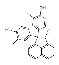 (+/-)-2-hydroxy-1,1-bis-(4-hydroxy-3-methyl-phenyl)-acenaphthene结构式