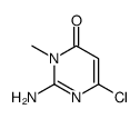 2-amino-6-chloro-3-methyl-3H-pyrimidin-4-one Structure