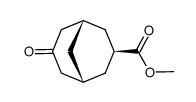 7-exo-carbomethoxybicyclo<3.3.1>nonan-3-one结构式
