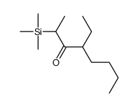 4-ethyl-2-trimethylsilyloctan-3-one结构式