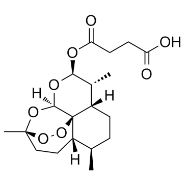青蒿琥酯； 青蒿脂结构式