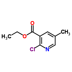 2-氯-5-甲基烟酸乙酯结构式
