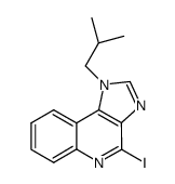 4-iodo-1-isobutyl-1H-imidazo-[4,5-c]-quinoline Structure