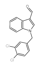 1-(3,4-DICHLORO-BENZYL)-1H-INDOLE-3-CARBALDEHYDE Structure