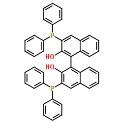 3,3'-Bis(diphenylphosphino)-1,1'-binaphthalene-2,2'-diol Structure